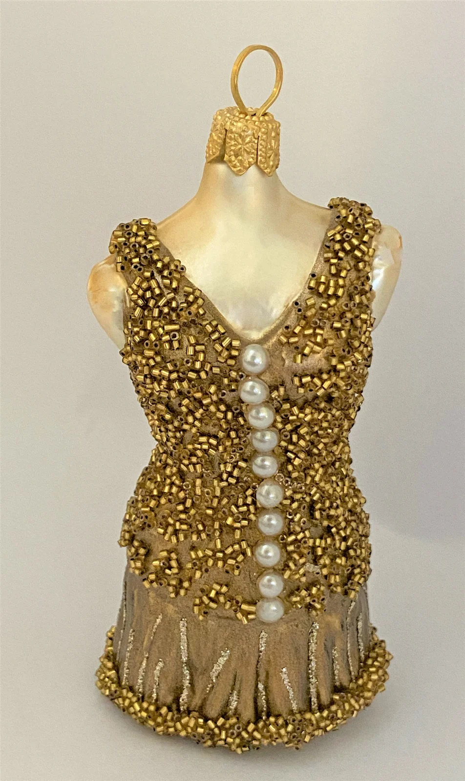 GMC Kurzes goldenes Kleid