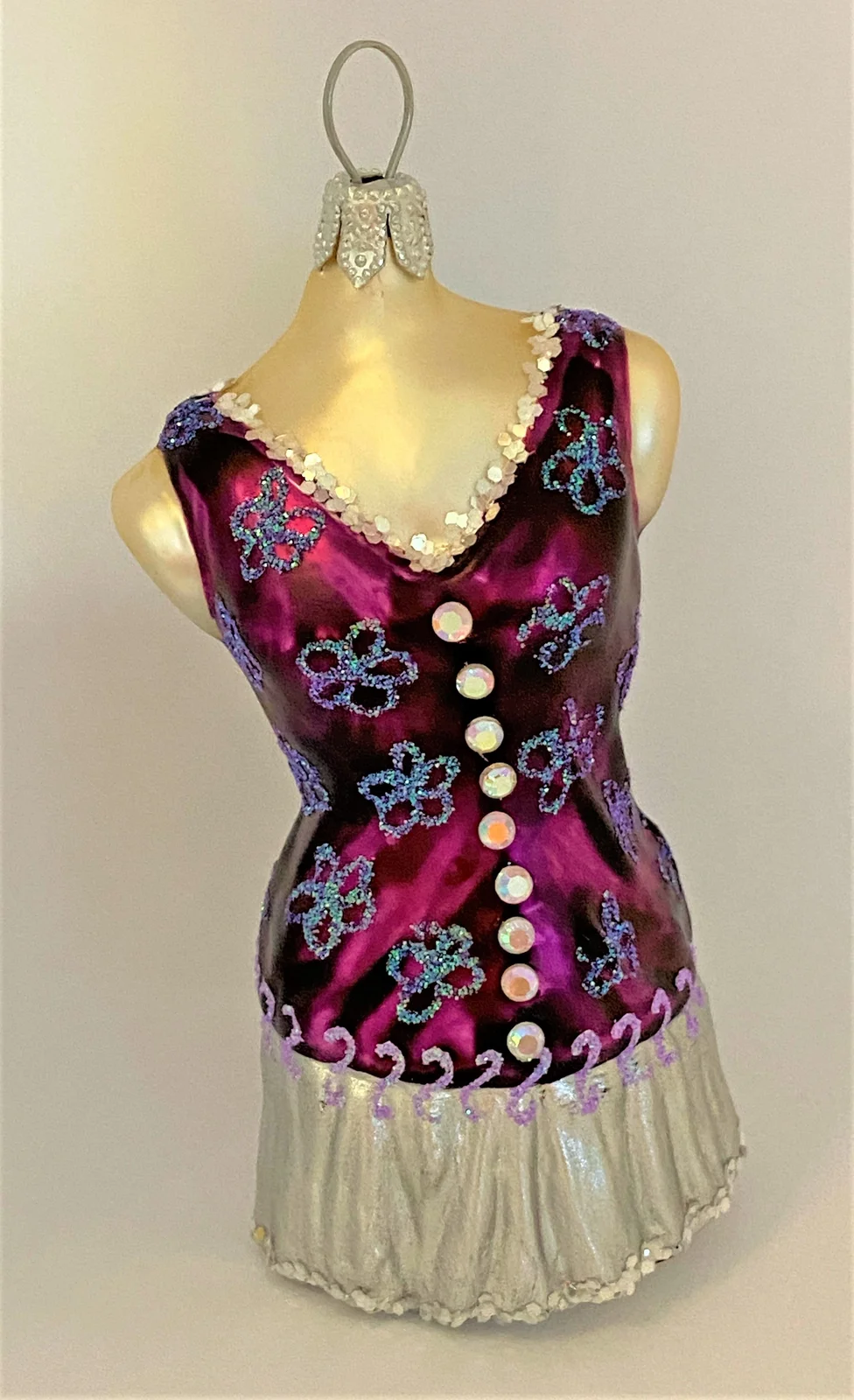 GMC Kurzes violettes Kleid