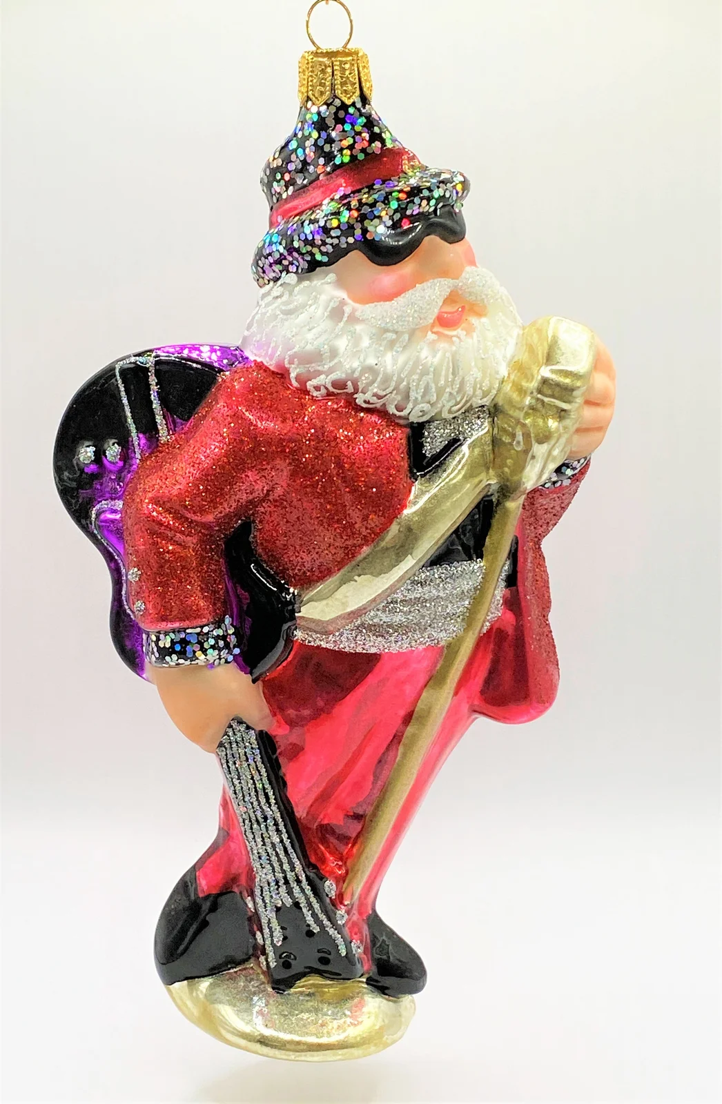 Impuls Santa Claus gibt ein Rock-Konzert