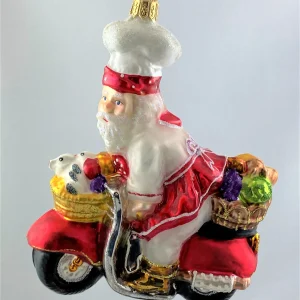 Impuls Koch-Santa bringt das Gemüse mit dem Motorroller