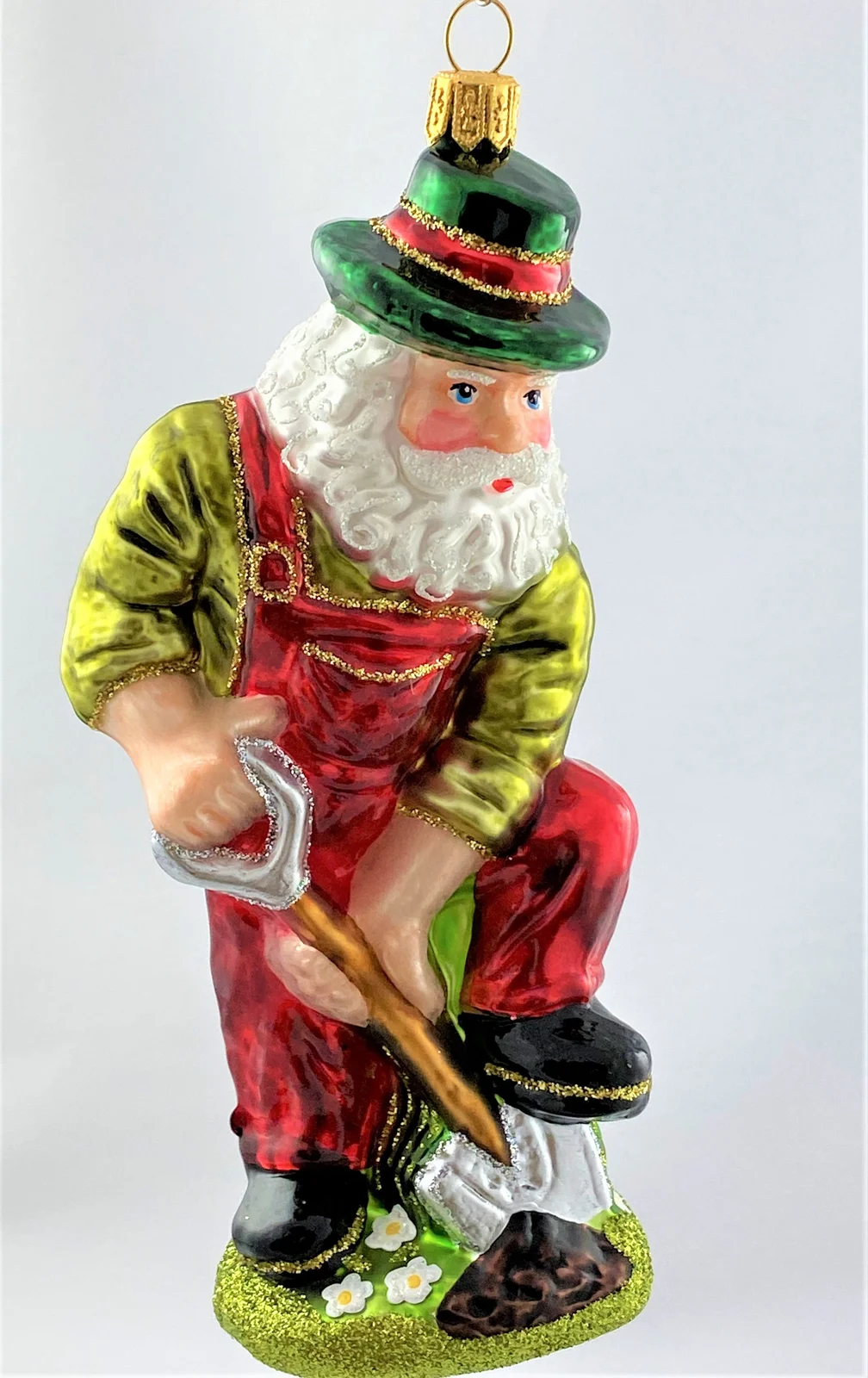 Impuls Der Weihnachtsmann beim Gärtnern