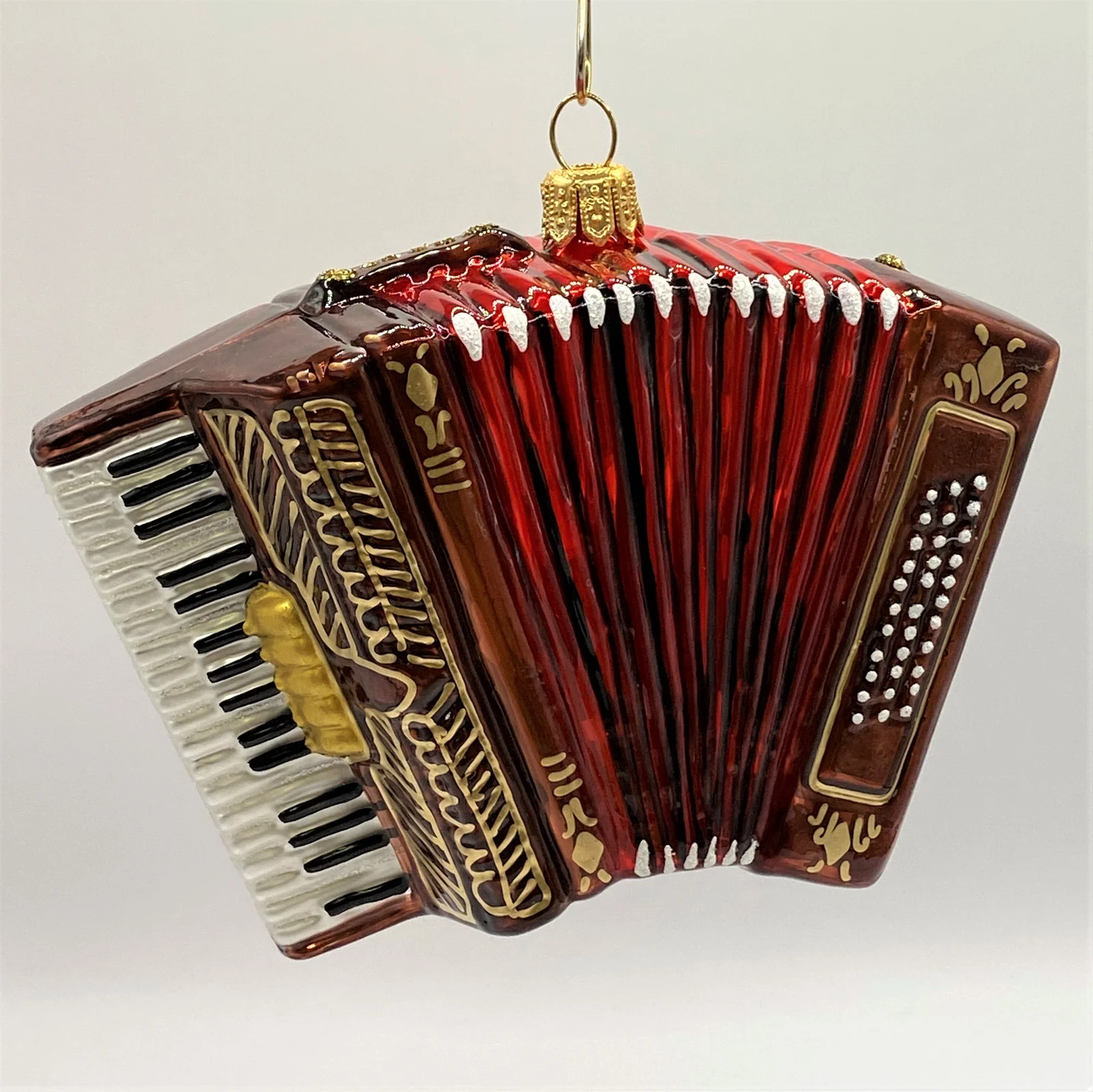 Impuls Grosse Handorgel mit rotem Balg, Akkordeon