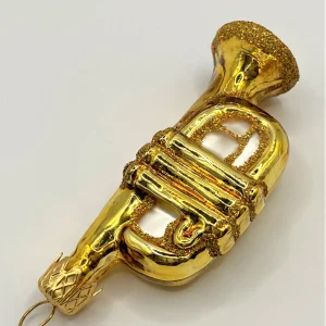 Glaspol Kleine Trompete golden