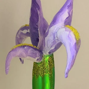 Wiktoria Lilafarbene Iris auf Clip