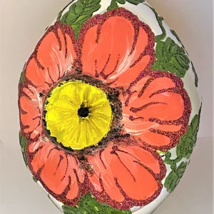 Wiktoria Grosse Kugel mit Blumen und Ranken