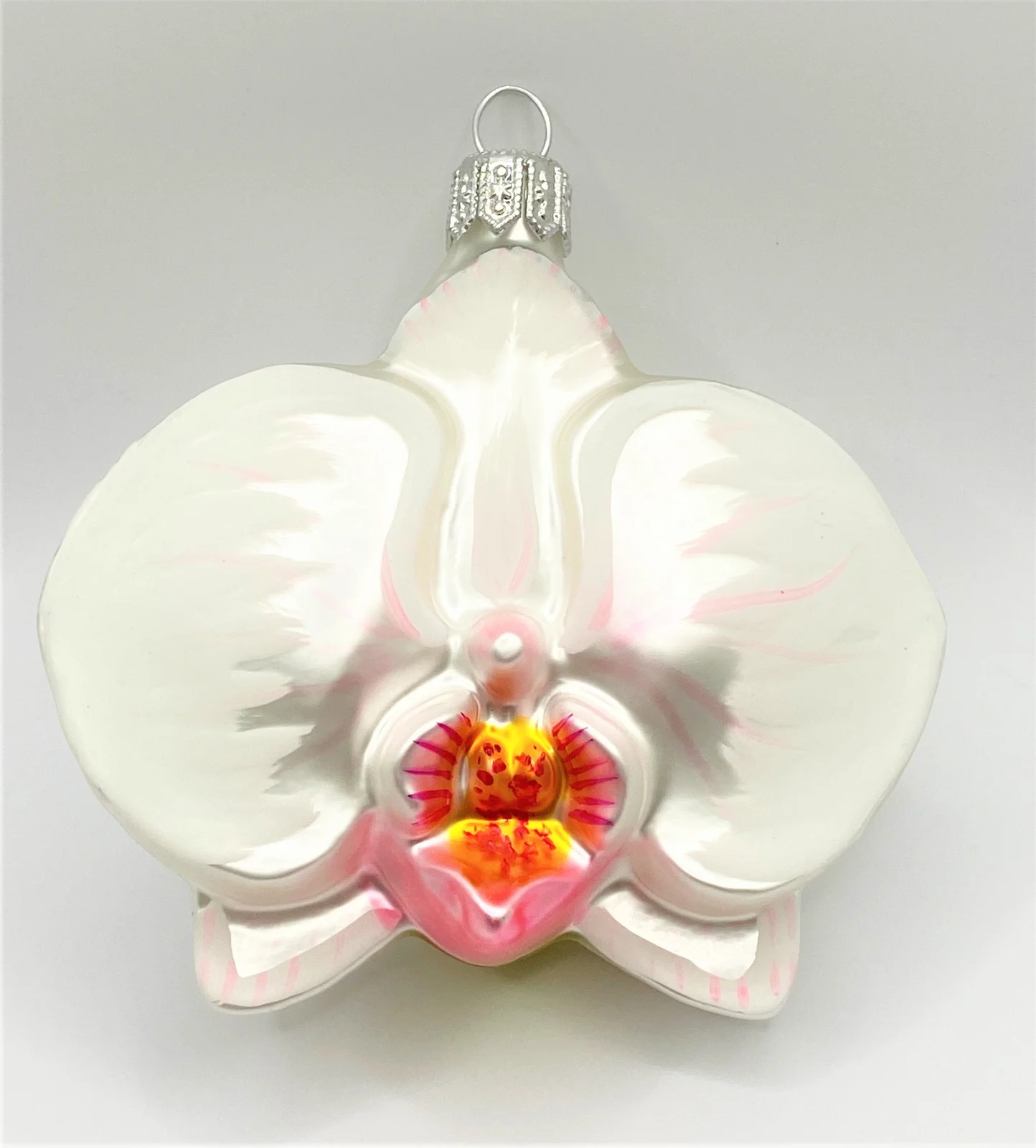 Hanco Phalaenopsis weiss mit rosa Lippe