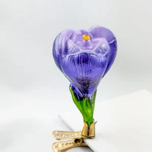 GMC Krokusblüte violett am Clip