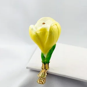 GMC Krokusblüte gelb am Clip