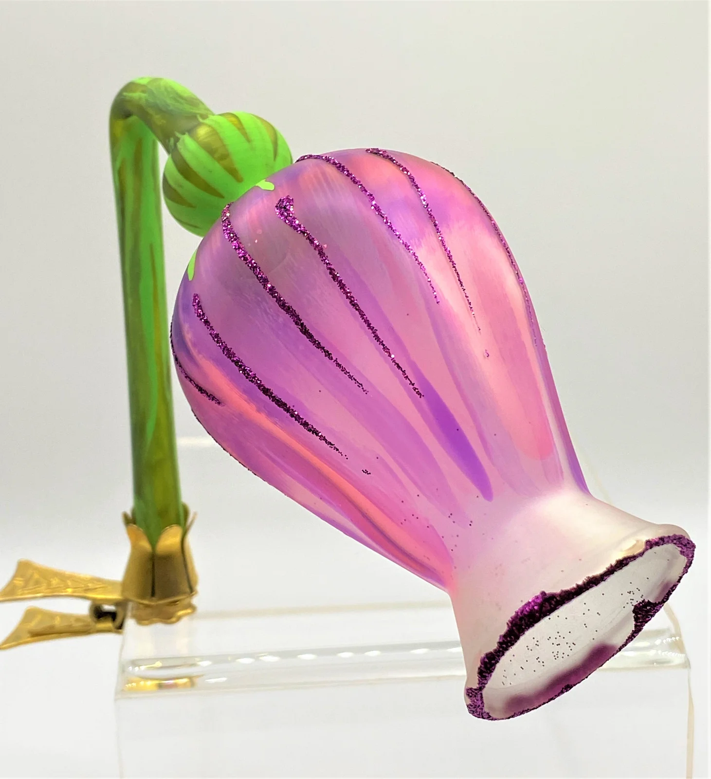 Wiktoria Glockenblume, rosa auf Clip