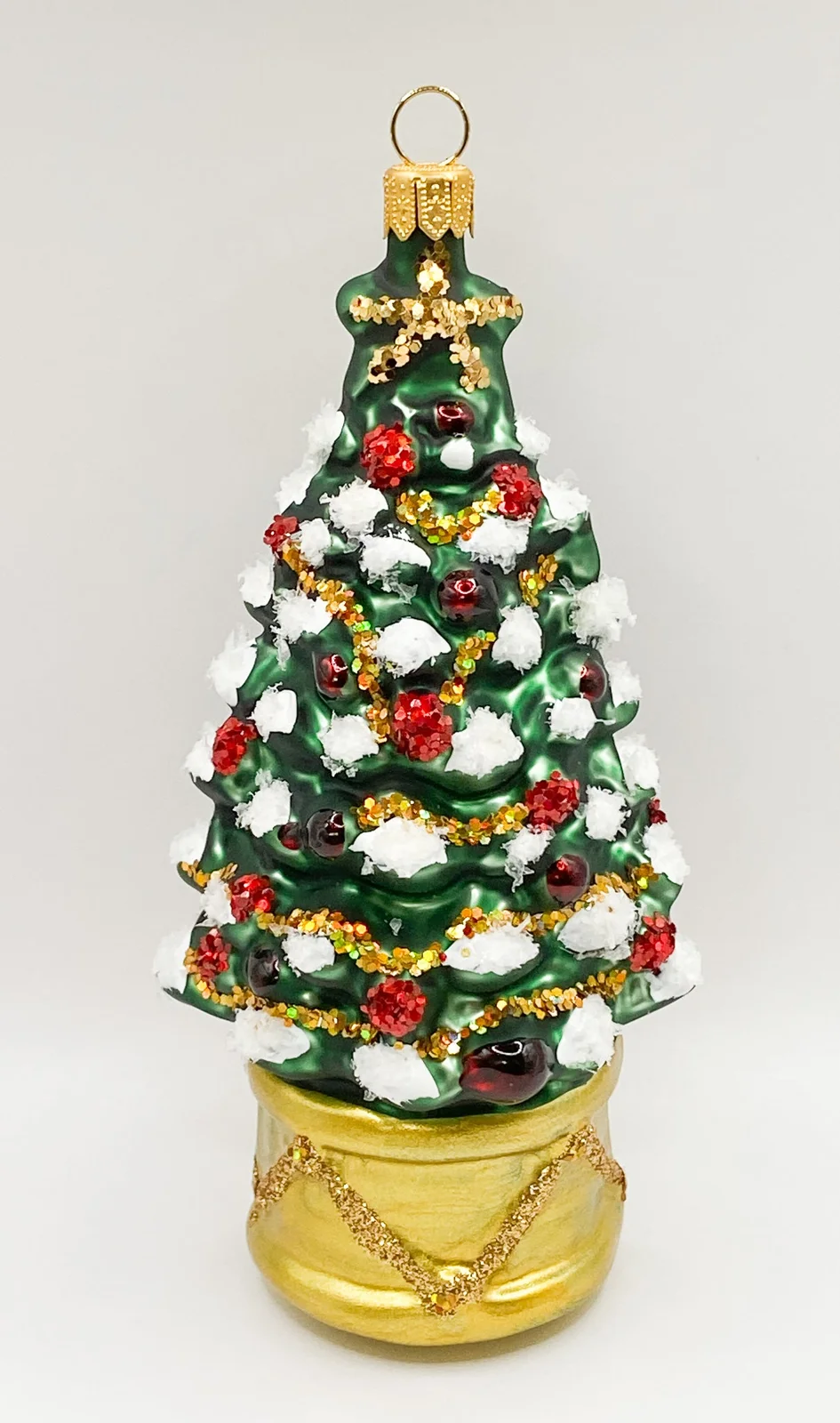 GMC Christbaum im goldenen Topf