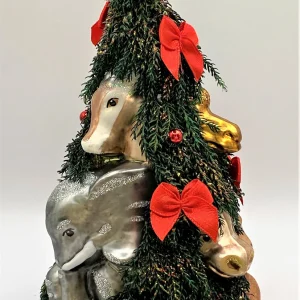 Glassware Christbaum in Afrika