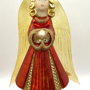 Komozja Schwebender Engel mit goldenen transparenten Flügeln, KOMOZJA MOSTOWSKI