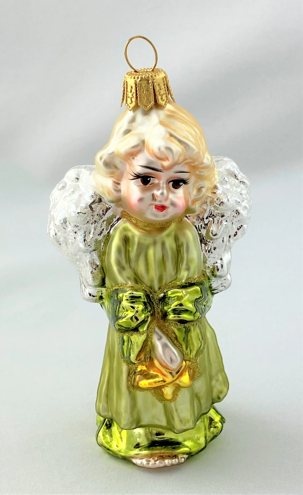 Koronex Engel mit Stern im grünen Kleid