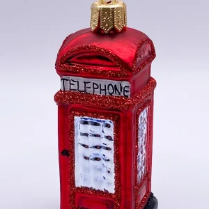 Glaspol Kleine Britische Telefonkabine