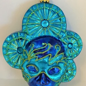 GMC Venezianische Maske blau türkis