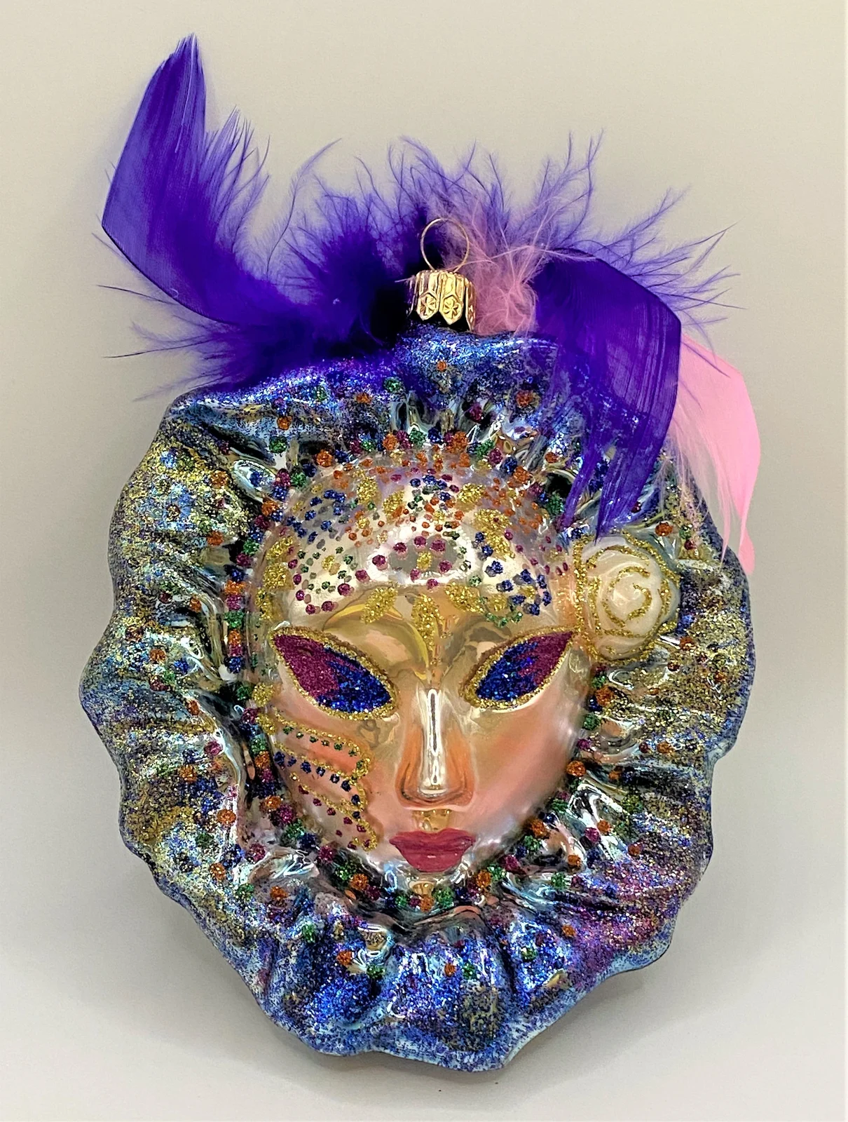 Komozja Venezianische Maske violett rosa, MOSTOWSKI KOMOZJA