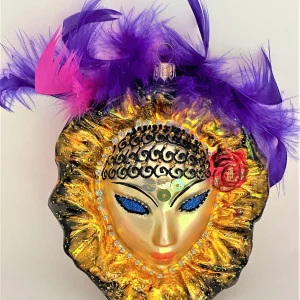 Komozja Venezianische Maske Gold schwarz, KOMOZJA MOSTOWSKI