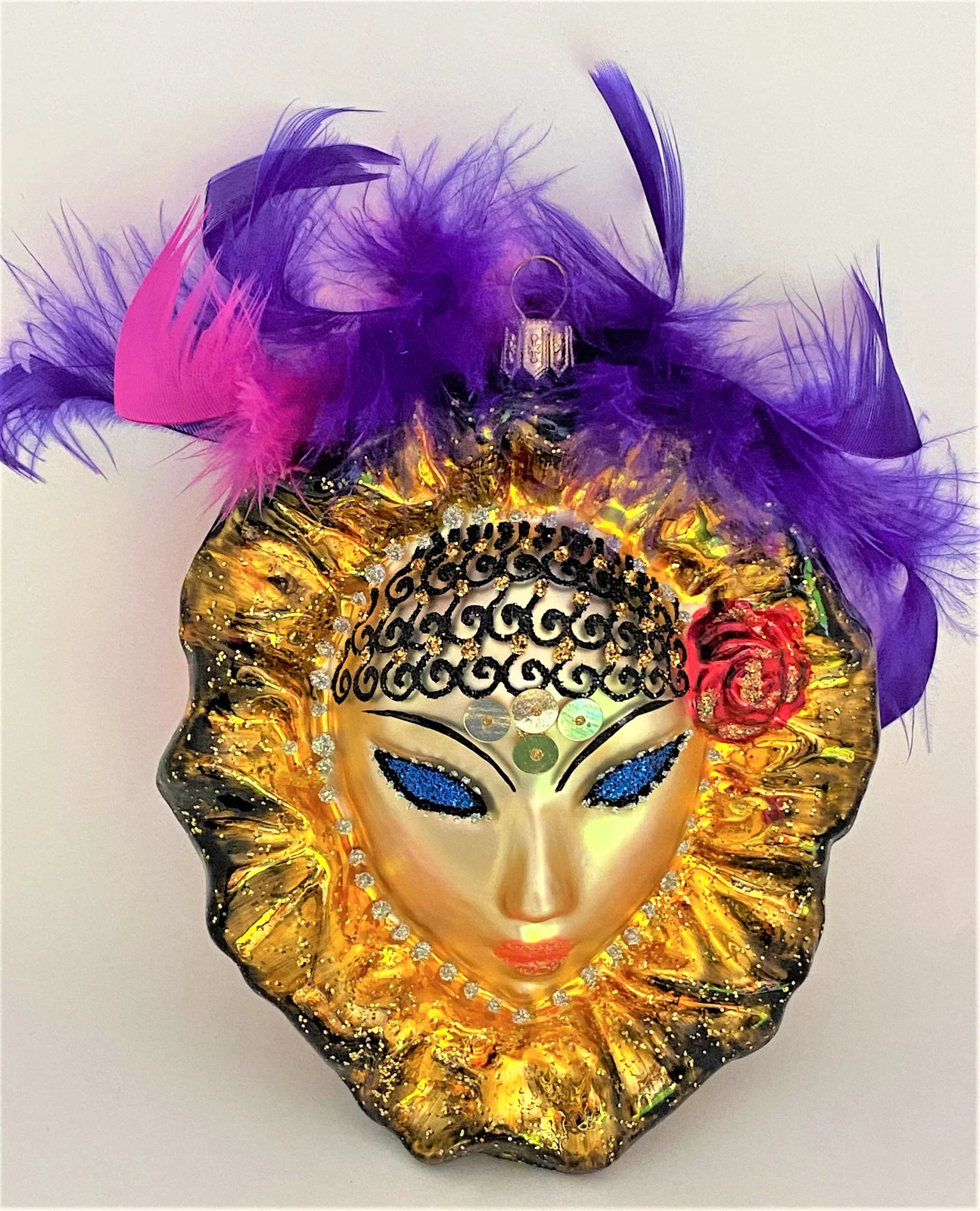 Komozja Venezianische Maske Gold schwarz, KOMOZJA MOSTOWSKI