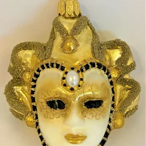 GMC Venezianische Maske mit goldenen Glöckchen