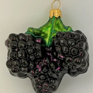 Glasswitch Glänzende Brombeeren am Zweig