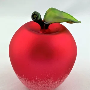 GMC Roter Apfel mit Blatt, Glimmer