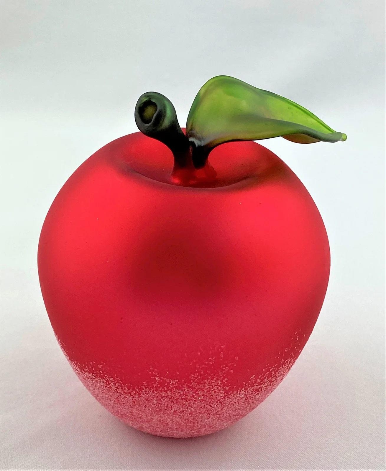 GMC Roter Apfel mit Blatt, Glimmer
