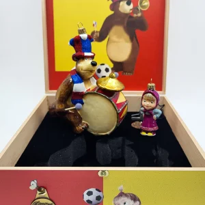Atlas Mascha und Bär,  2er Set, in Holzbox von AtlasArt