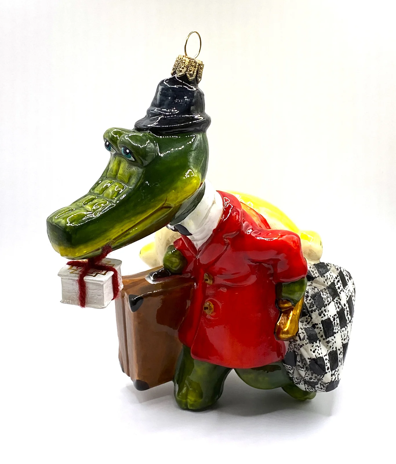 Atlas Krokodil Gema rennt auf den Zug, AtlasArt