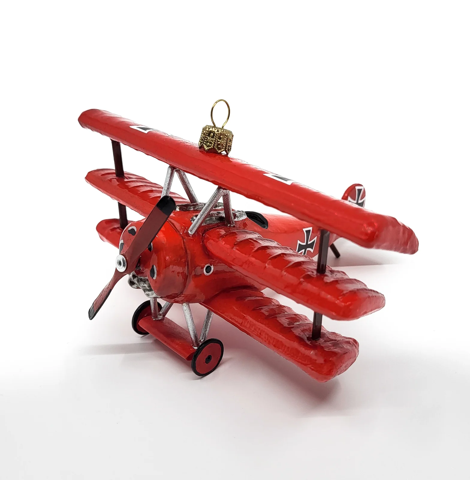 Atlas Flugzeug Roter Baron, in Holzbox, AtlasArt