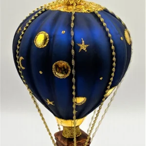Hanco Heissluftballon Sonne, Mond und Sterne im blauen Nachthimmel