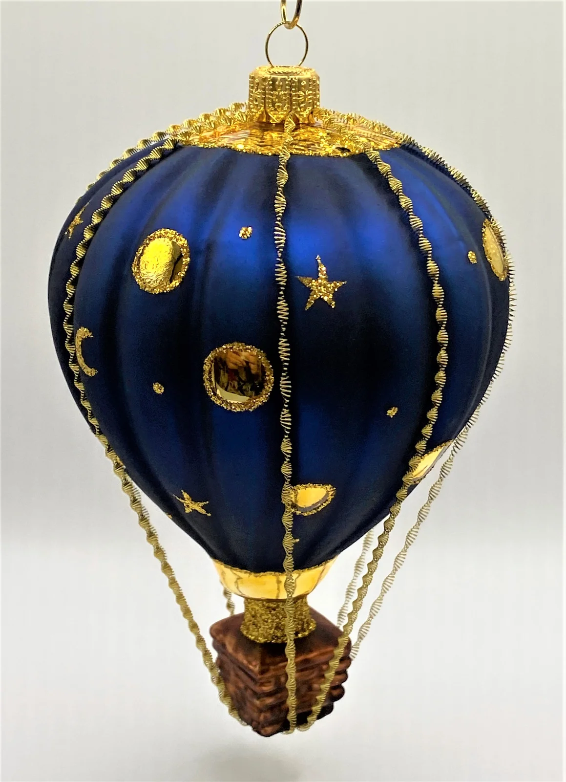 Hanco Heissluftballon Sonne, Mond und Sterne im blauen Nachthimmel