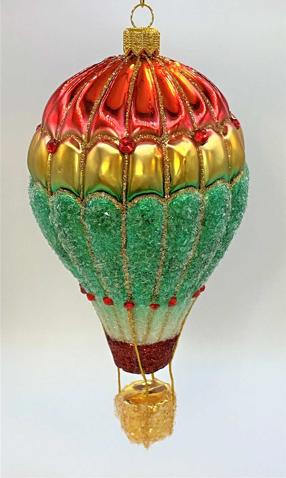 GMC Bunter Heissluftballon mit goldenem Korb