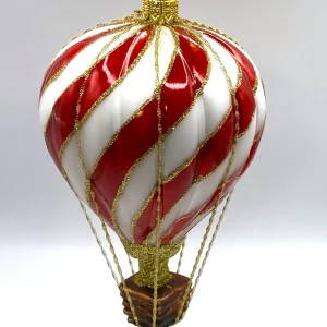 Hanco Heissluftballon, weiss rot gestreift