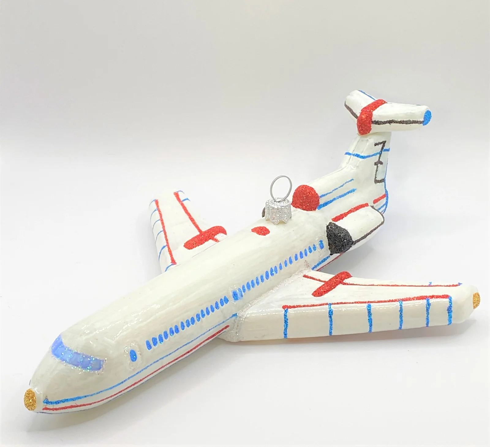 Glaspol Großes Linienflugzeug