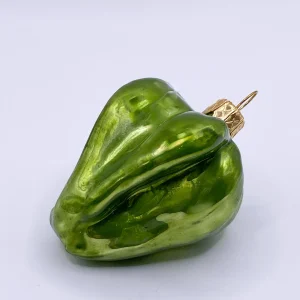 Glasswitch Kleine grüne Peperoni
