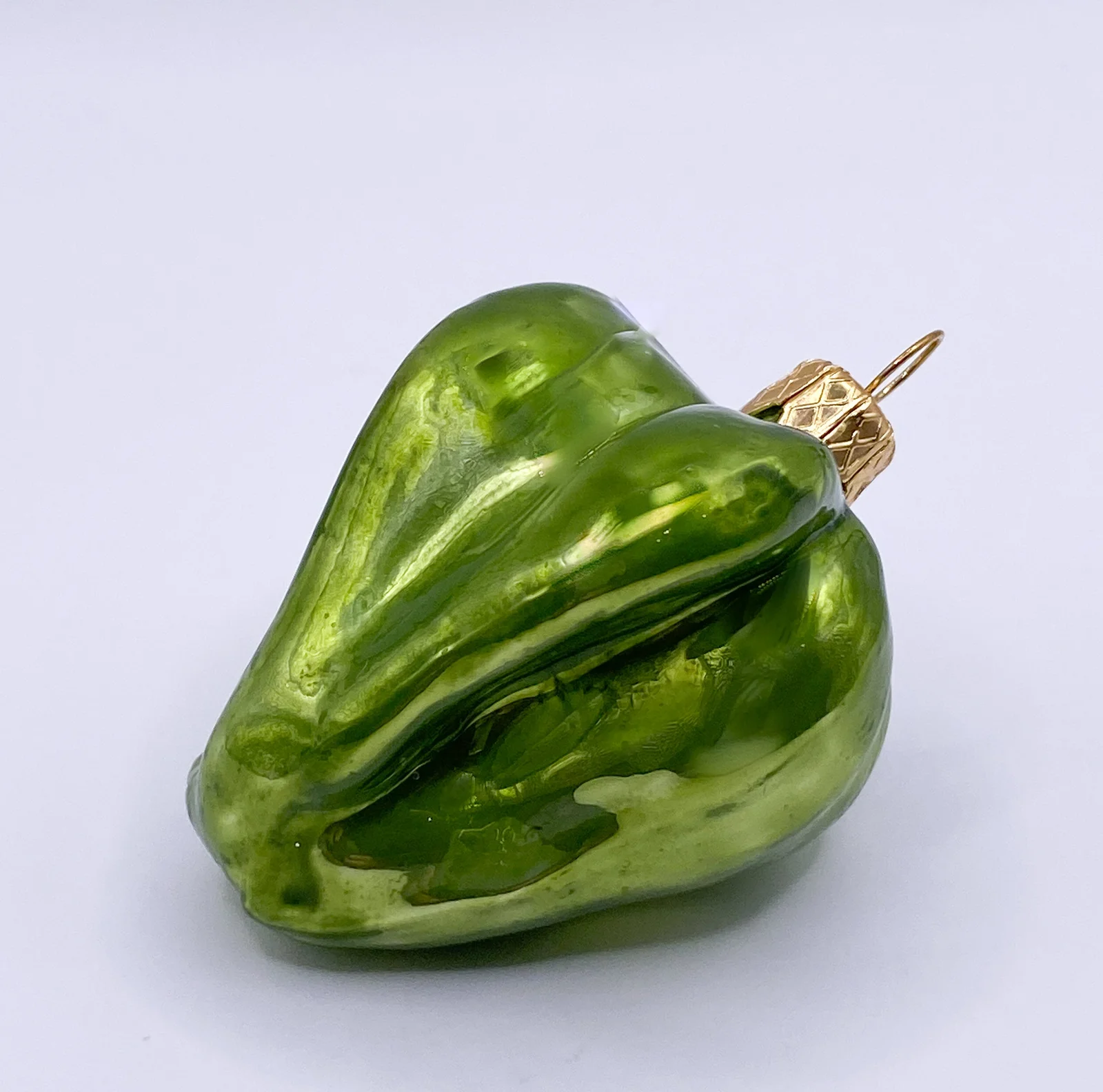 Glasswitch Kleine grüne Peperoni