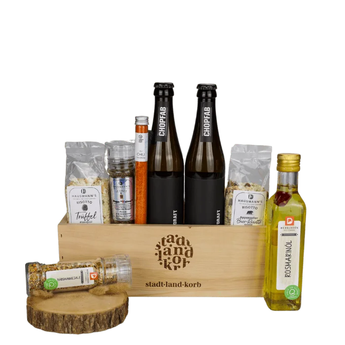 Biergenuss Deluxe Geschenkkorb