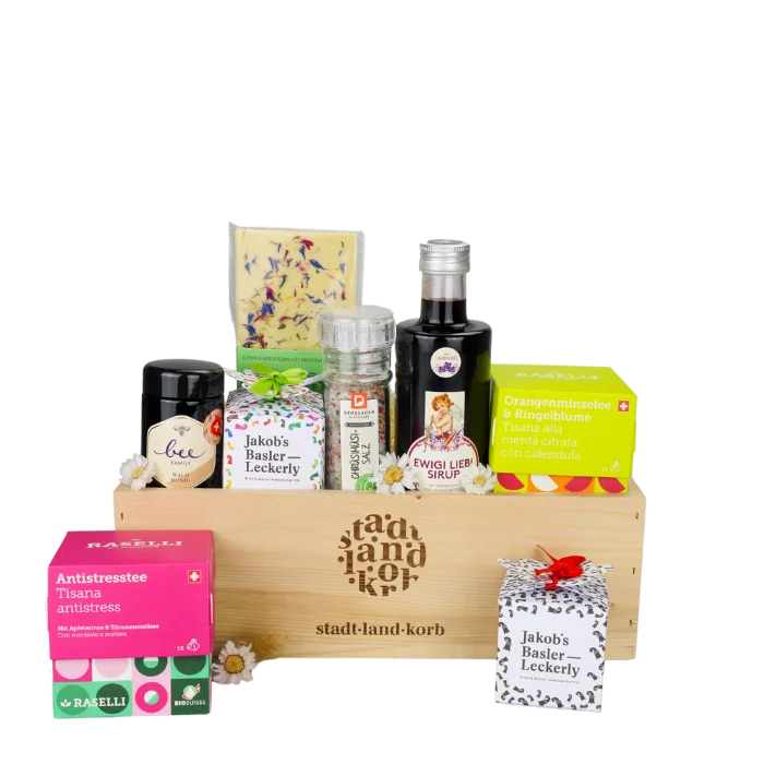 Tee & Zuckerglück Geschenkkorb