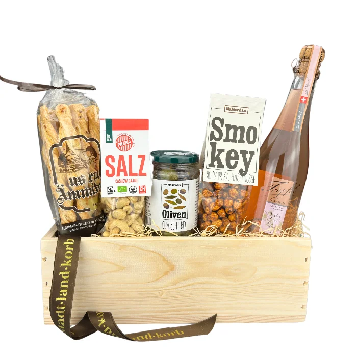 Apéro Geschenkkorb alkoholfrei Der Dritte
