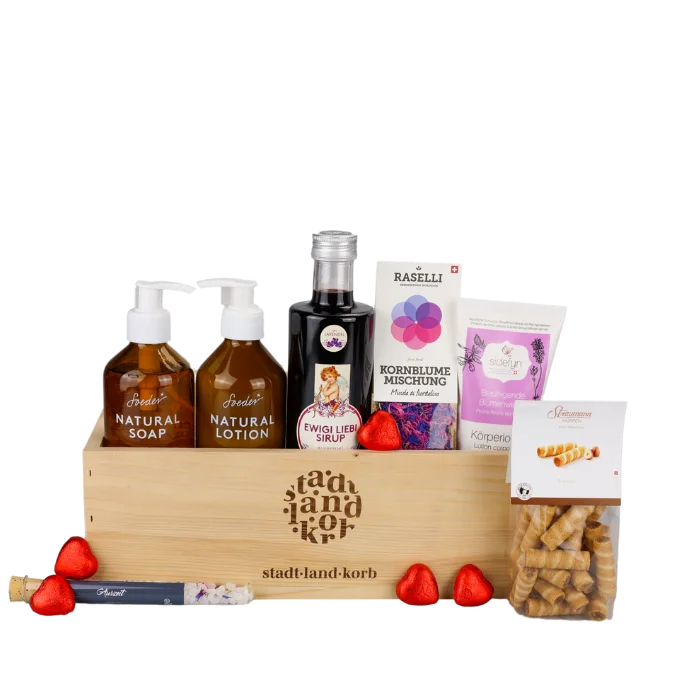 Liebe in einer Box Geschenkkorb