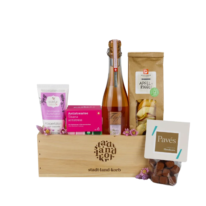 Genuss für die Sinne Geschenkkorb alkoholfrei