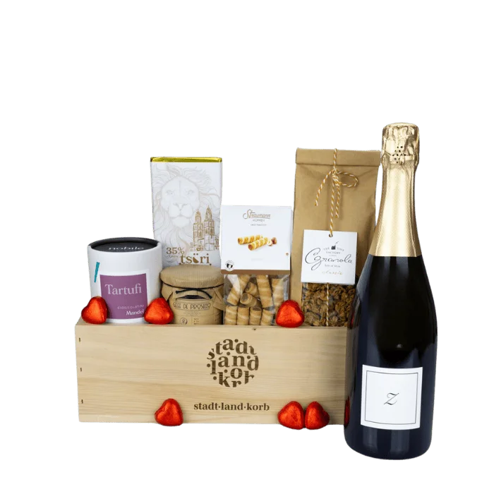 Herzklopfen Geschenkkorb