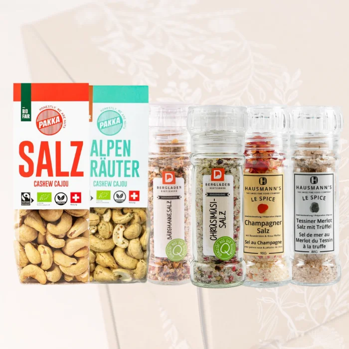 Salzige Sensationen Geschenkbox Nature
