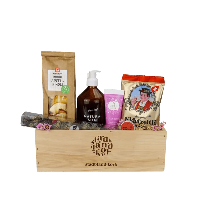 Süsse Erholung Geschenkkorb
