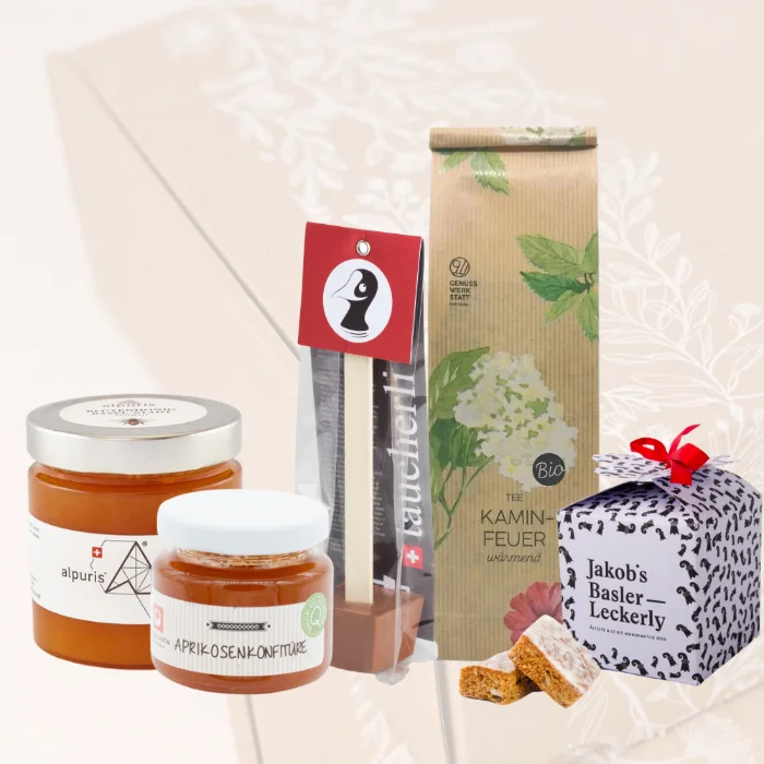 Zeit am Kaminfeuer Geschenkbox Nature