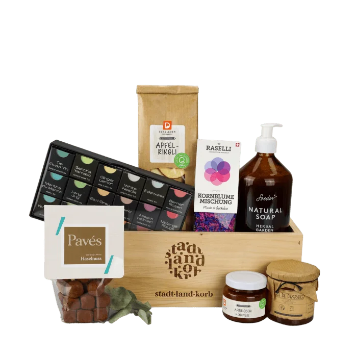 Süsse Glücksmomente Geschenkkorb