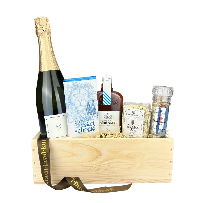 Genussreise durch Zürich Geschenkkorb