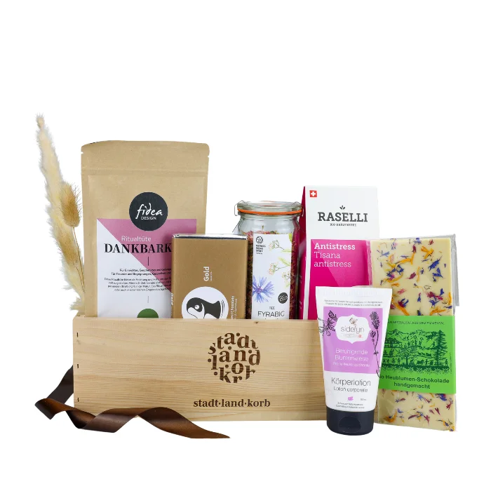 Dankbarkeit Selfcare Geschenkkorb