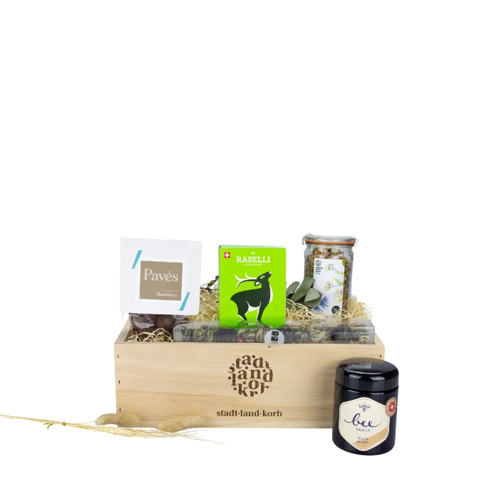 Süsse Teepause Geschenkkorb
