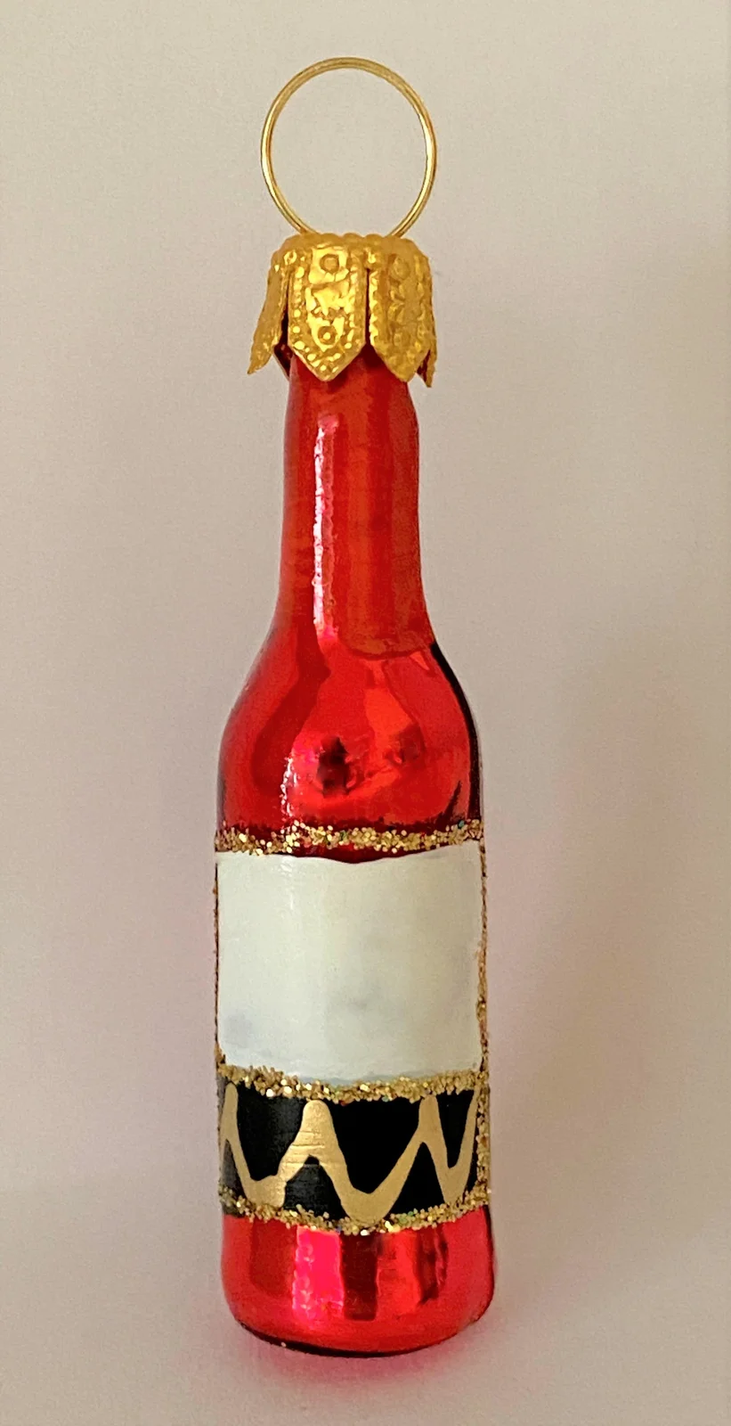 Glaspol Kleine Rotwein-Flasche
